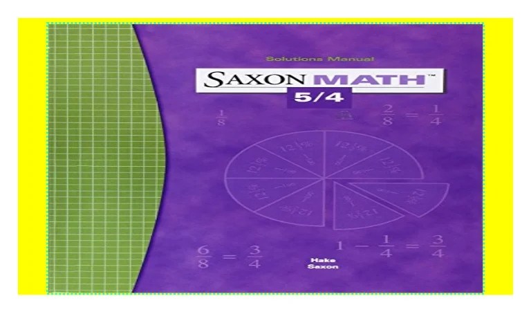 Saxon math 5 4 solutions manual pdf