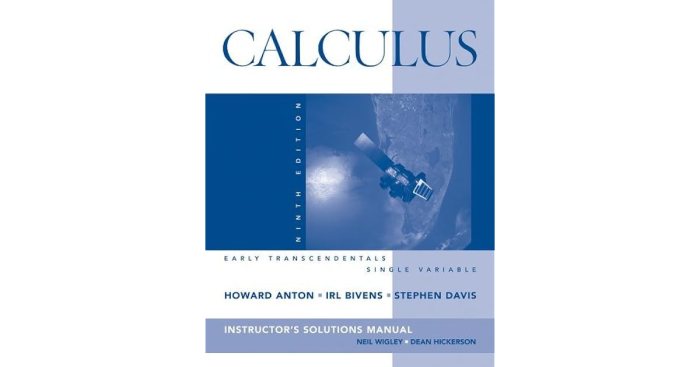 Single variable calculus early transcendentals 9th edition